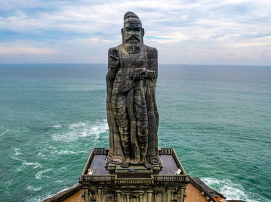 Experience the serene beauty and spiritual essence of Kanyakumari with our specially curated tour package. Visit the iconic Vivekananda Rock Memorial, Thiruvalluvar Statue, and Kanyakumari Beach, (3)